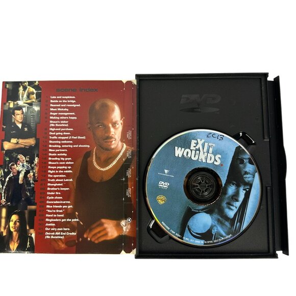 Exit Wounds DVD 2001 Action Thriller Steven Seagal DMX Warner Bros Movie R - Picture 3 of 7